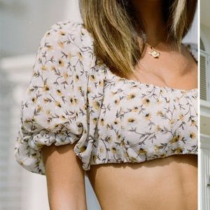 Sunflower Kenna crop top
